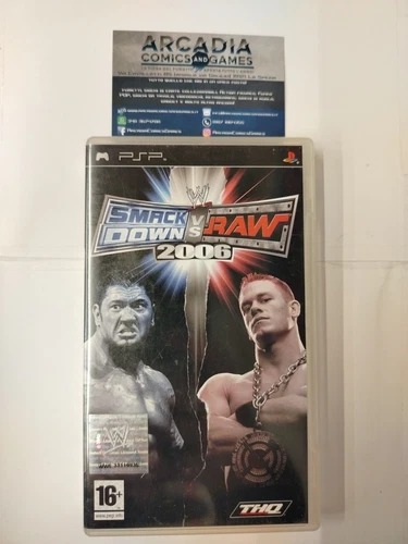 SmackDown VS Raw 2006 PSP PlayStation Portable Sony Senza Manuale ITA